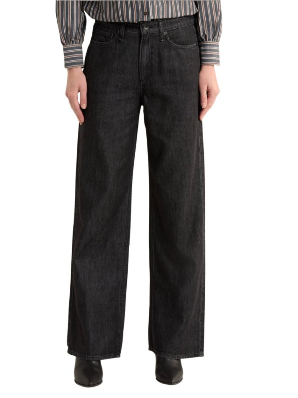 Rag & Bone NWT | Lori Mid-Rise Wide Leg Jean in Senoia